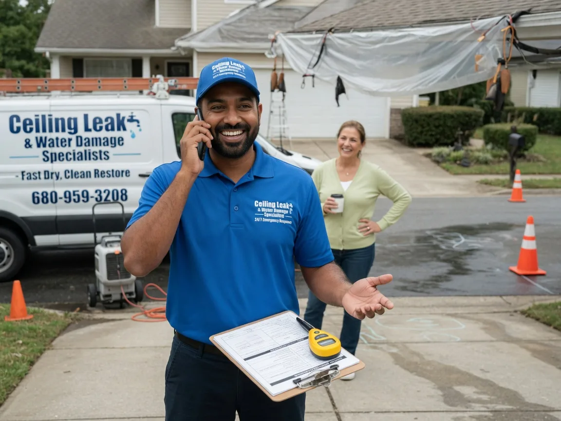 Ceiling Leak Cleanup Ville Platte, LA FAQs